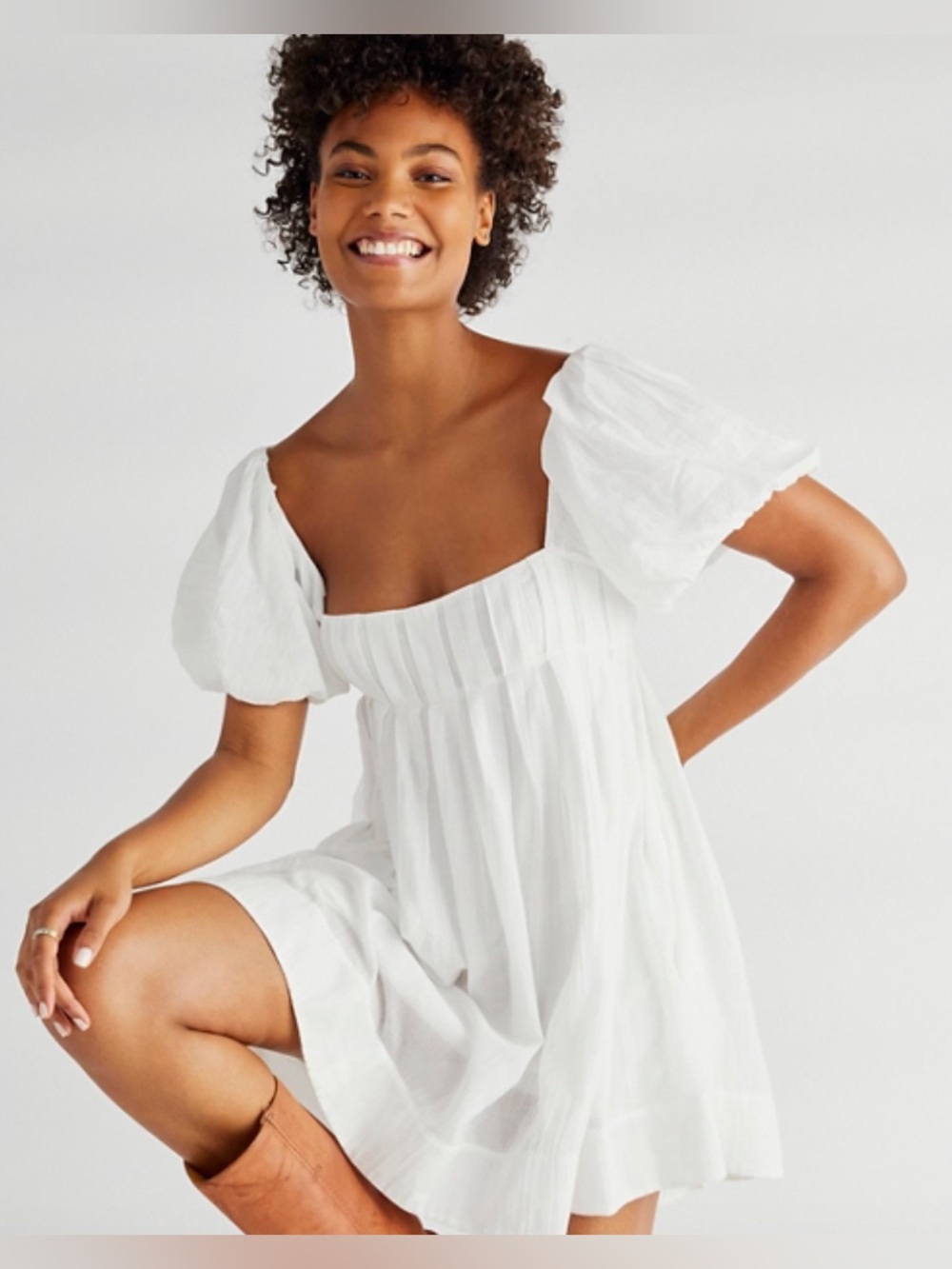 Free People Marina Mini Dress White XS